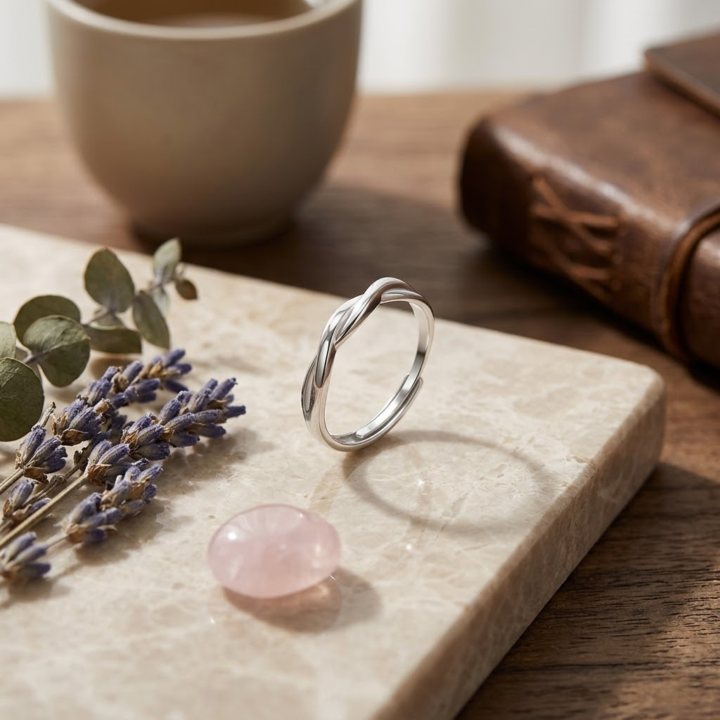 Modern Möbius Strip Ring