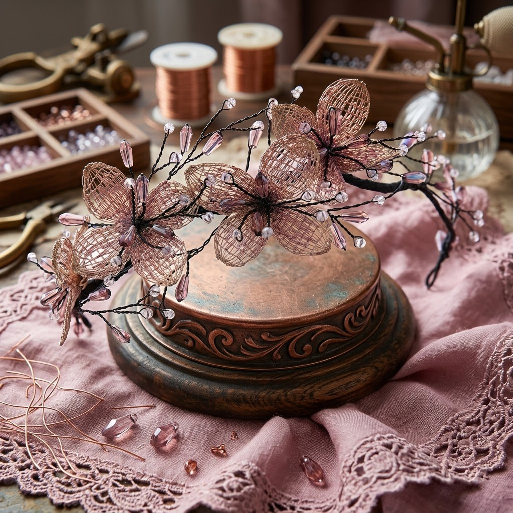 Exquisite Crystal Butterfly Headband